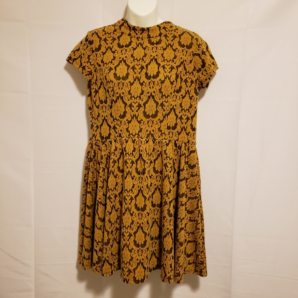 Xhilaration Mini Black/Brown Mini‎ Dress
